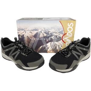 Nevados Black & Gray Lace Up Mesh Low Top Hiking Shoes Boots Sneakers 10 Men's